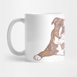 Brindle Bulldog Mug